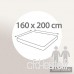 Protège Matelas imperméable 160x200 cm Bonnet 30cm Arnon Molleton 100% Coton contrecollé polyuréthane - B009R0L8F0
